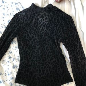 Printed sheer body suit